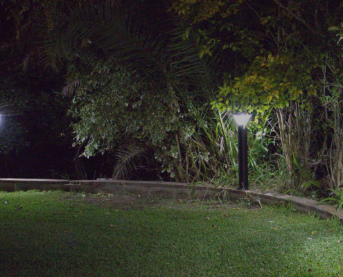 solar bollard lights at retirement village